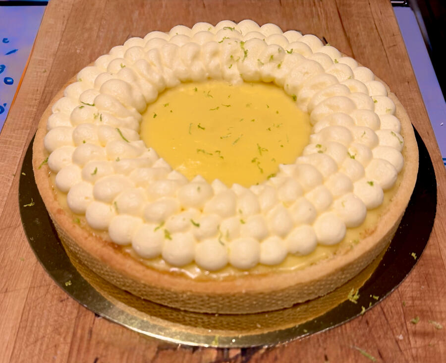 Lemon and Almond Cream Tart