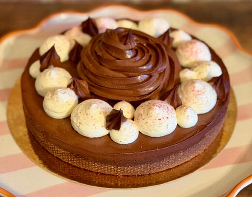 Chocolate Framboise Tart