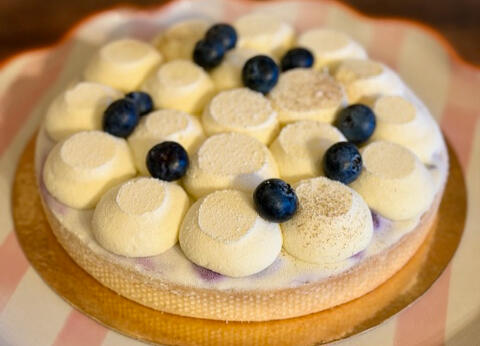 Blueberry Lavender Tart